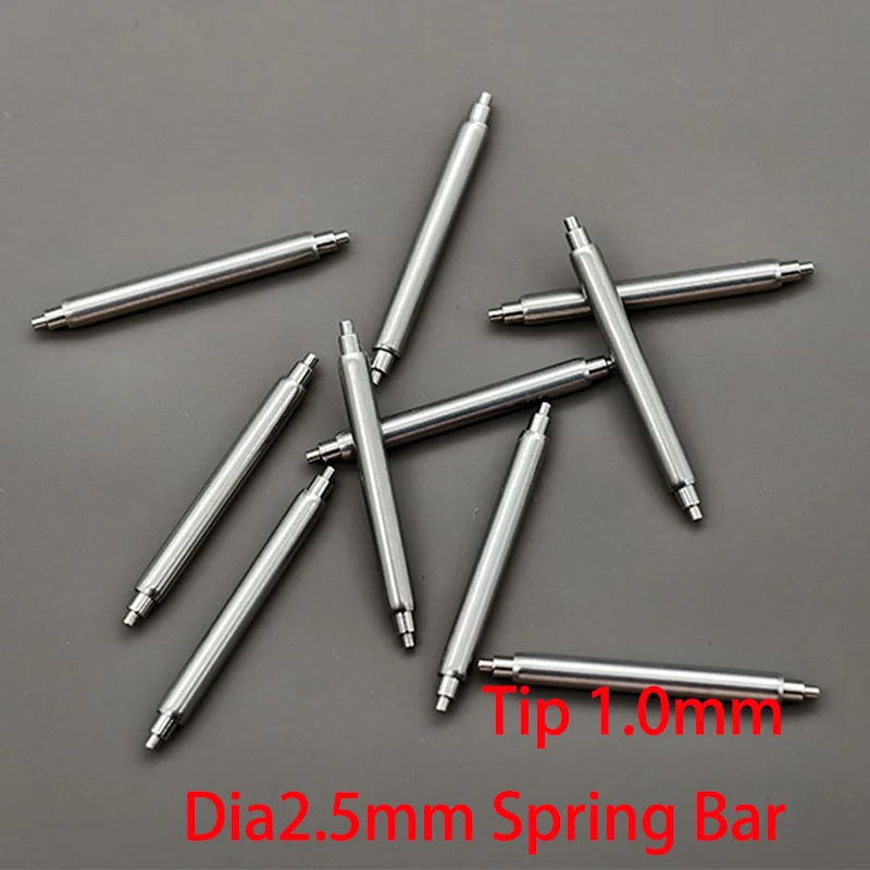2/4PCS Diameter 2.5mm Fat Spring Bar 20mm 22mm Strap Link Pins Fit SKX007 Tuna 6105 Watch Band Bracelet Spring Bars Part view 4