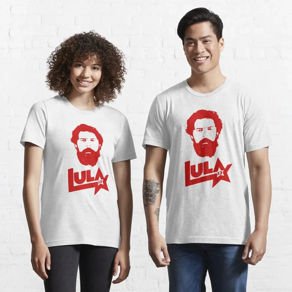 

Brazilian Presidential Election 13PT Lula Livre T-Shirt Short Sleeve Casual 100% Cotton O-Neck Summer Mens T-shirt Size S-3XL