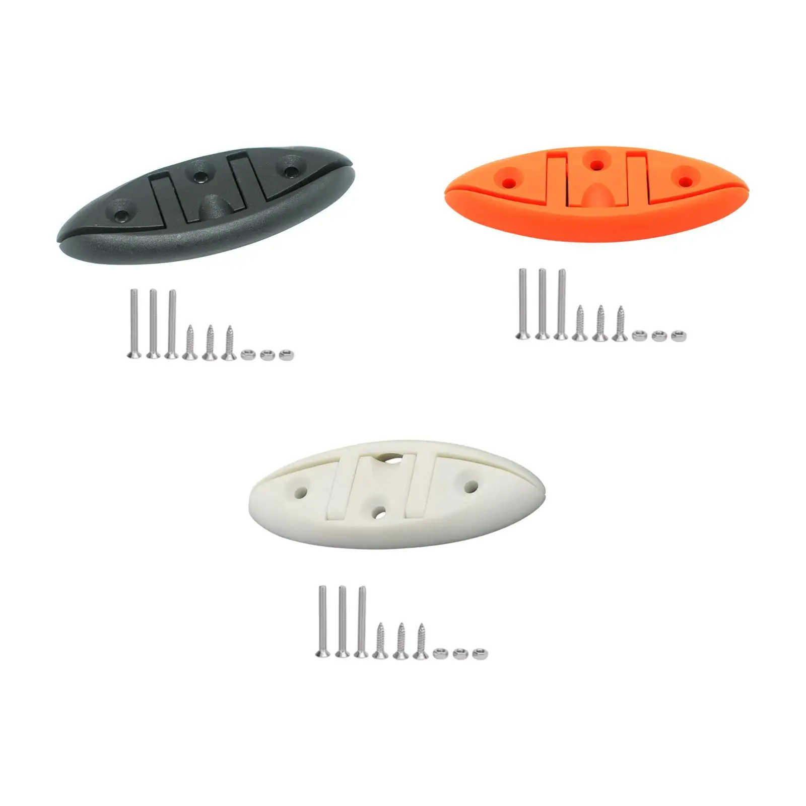 

Boat Folding Cleat Practical 5 inch Professional Marine Flip up Dock Cleat Black