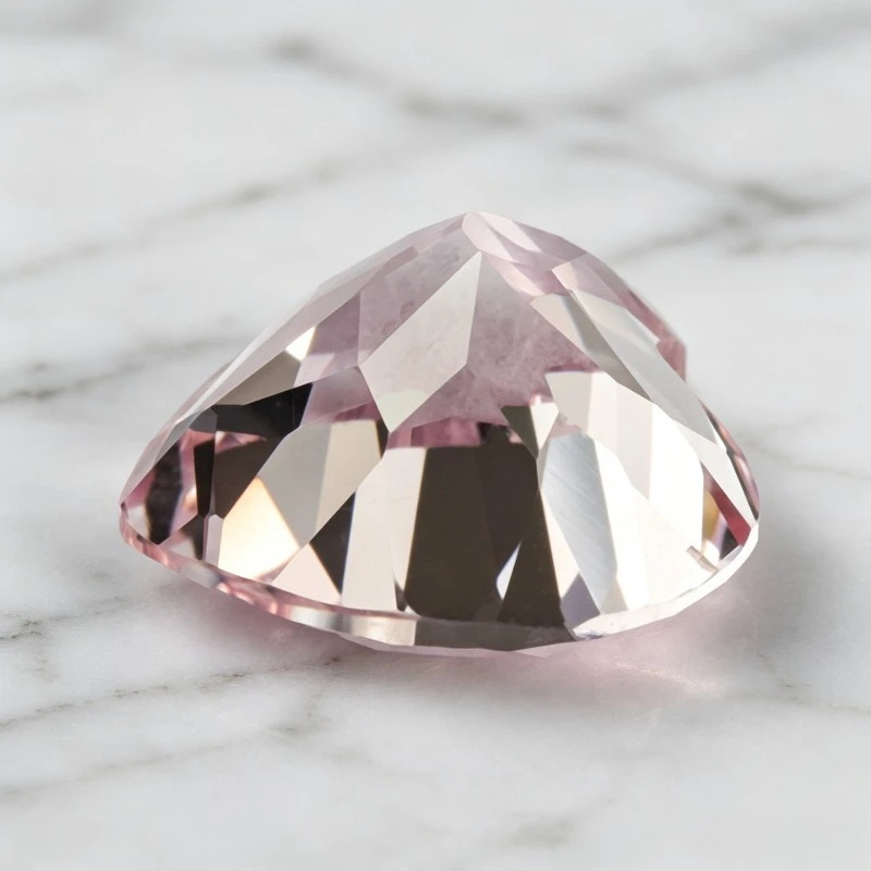 Lab Grown Sapphire Heart Shape Sakura Pink Charms Gemstone for DIY Ring Necklace Earrings Main Materials Selectable Certificate