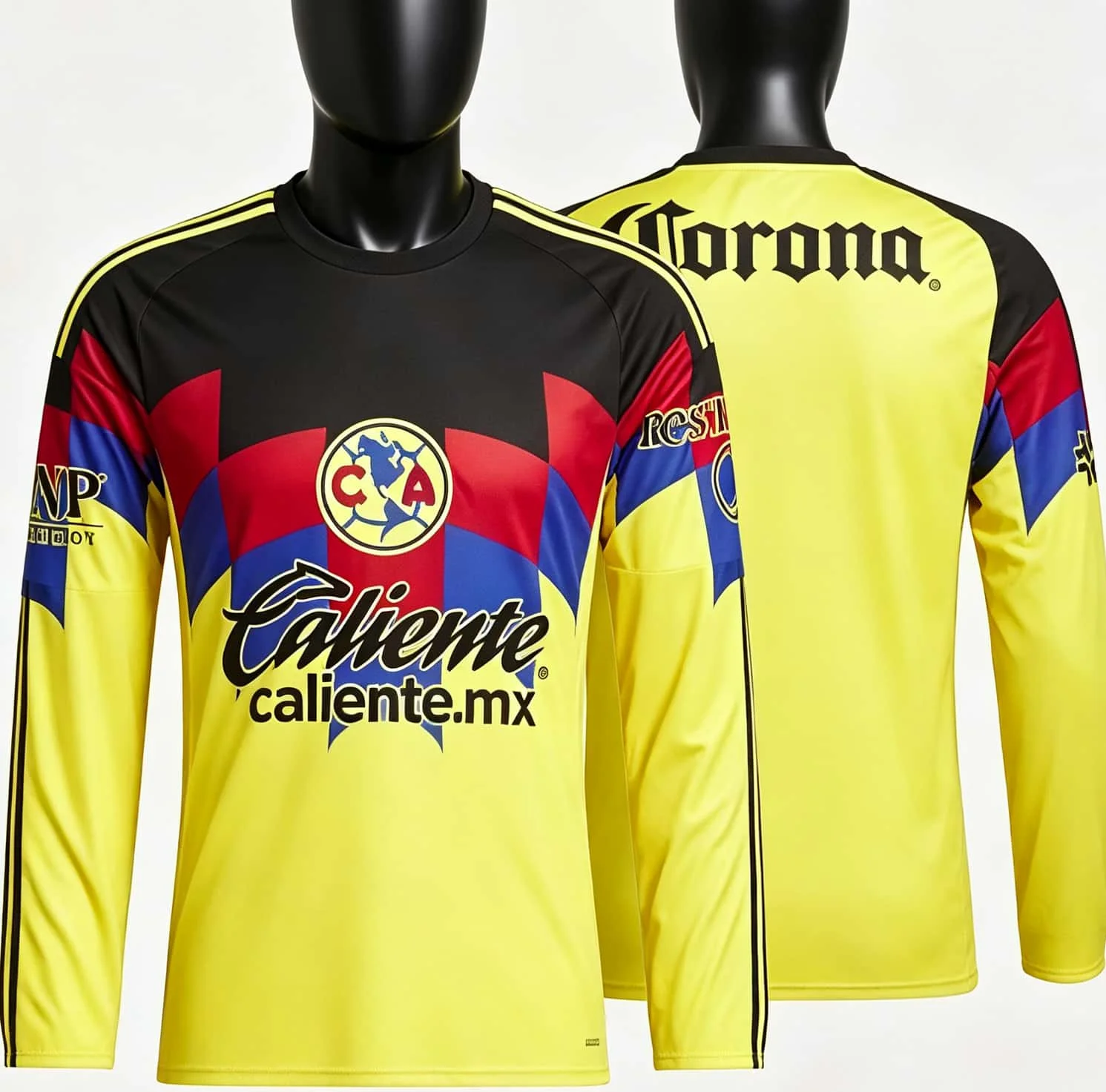 26 Parent-child Matching Geometric Patchwork Football Long Sleeve Jersey,Color Block Soccer Sport Shirt,Breathable Family Outfit