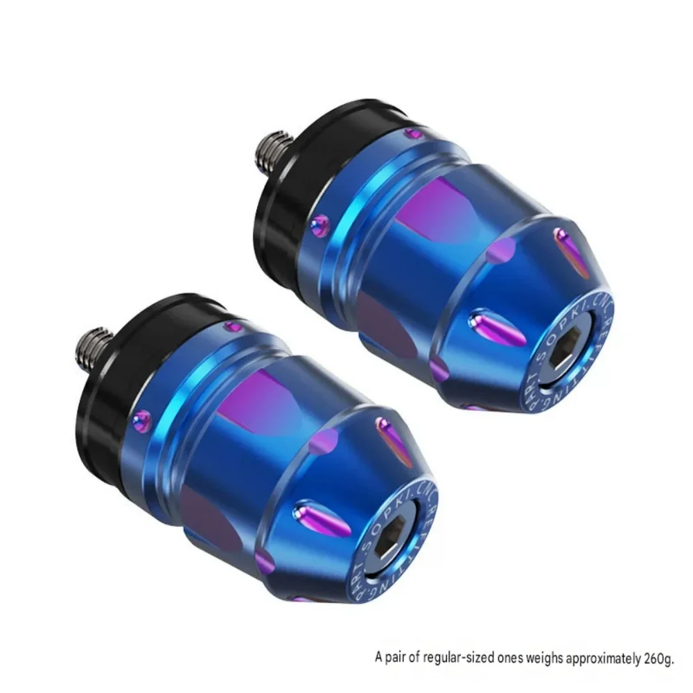 Premium aftermarket handlebar end weights/balancers for ZONTES 703RR, 703R, and 703F – crash-resistant accessories.