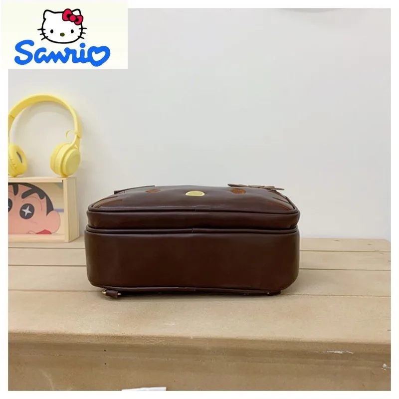 حقيبة ظهر نسائية بنمط الفهد من سانريو كارتونية لطيفة هالو كيتي ذات سعة كبيرة ومتعددة الاستخدامات #4