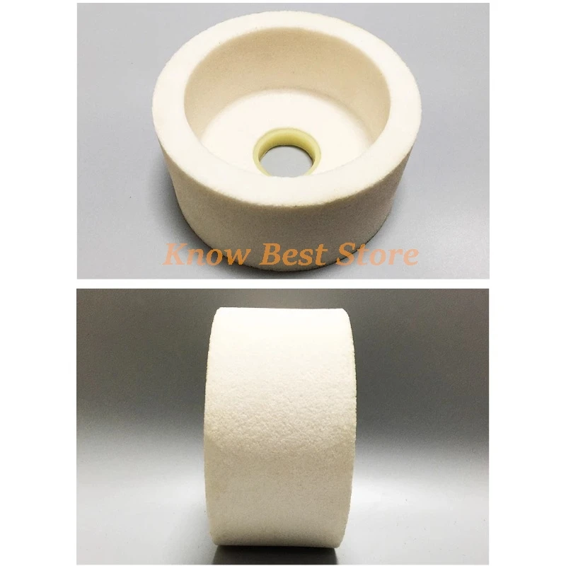 1pcs Cup Shaped White Corundum Grinding Wheel for Grinding Machine Dia 50 75 100 125 150 200mm Cup-shaped