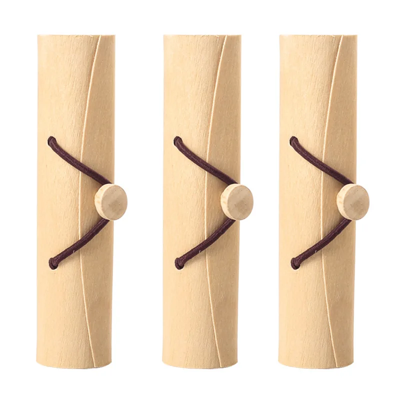 11cm Pocket Mini Wood Cork Bark Leather Package Gift Box Case Organizer for Pendant Smoking Filters Rings Mouthtips Small Stuff