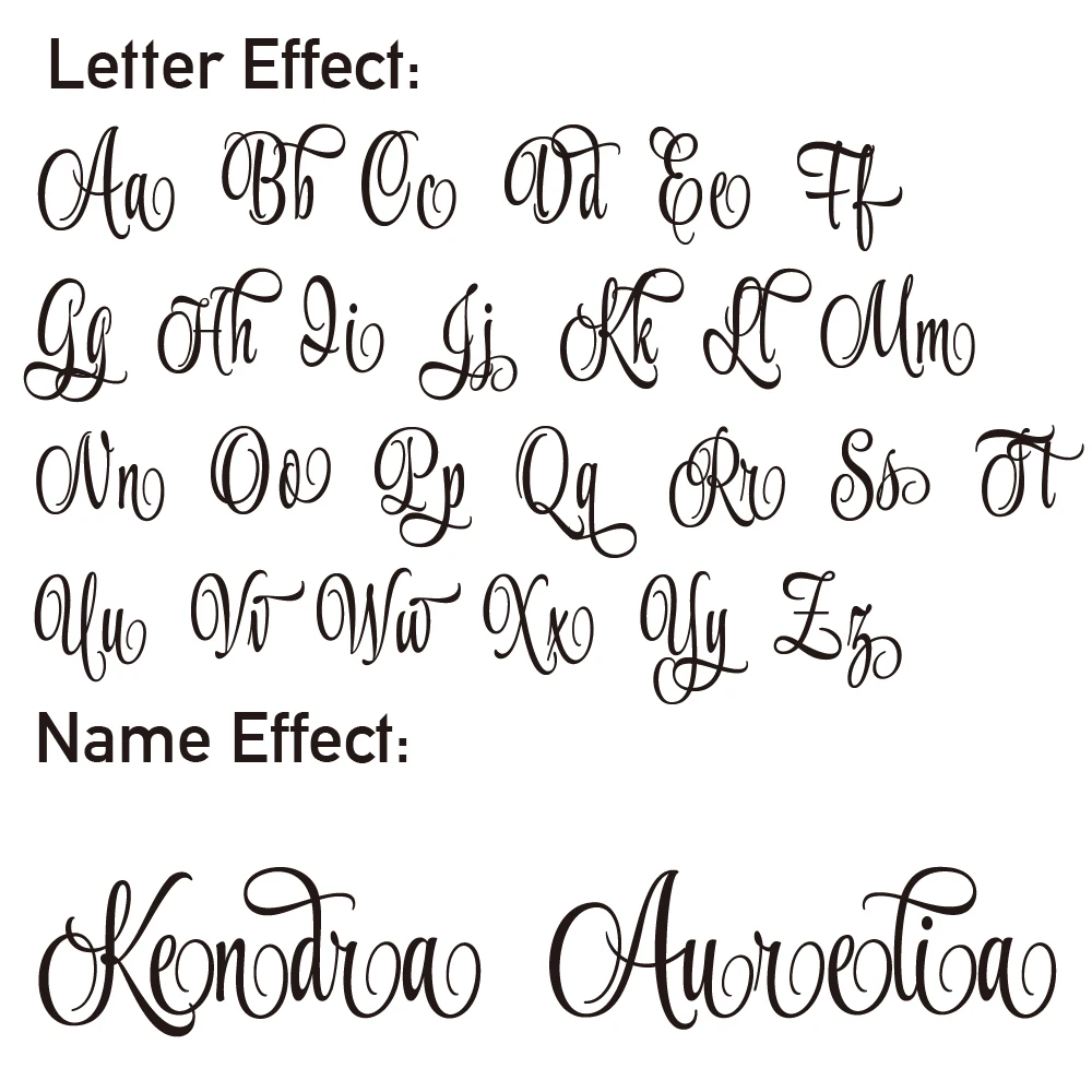 1 قطعة ملونة تخصيص اسم مخصص كندرا الجدار ملصق إكسسوارات ديكور منزلي لخلفية ديكور فني للمدخل