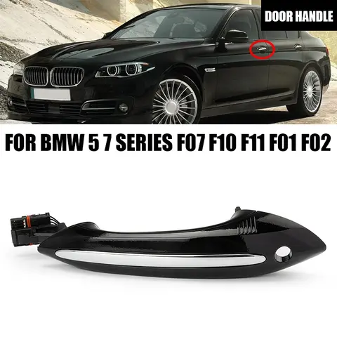 BMW 5 6 7 시리즈 F07 F10 F11 F06 F12 F13 F01 F02용 차량 외부 외장 컴포트 액세스 도어 핸들 51217231931