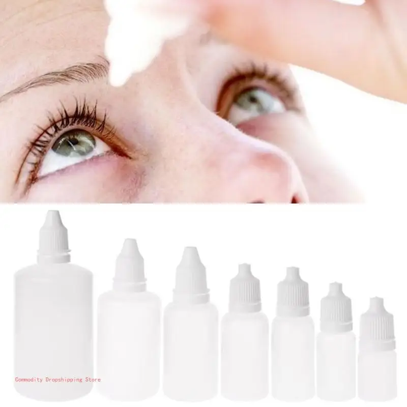 Eye Liquid Dropper Bottle Squeezable Dropper Bottle Makeup