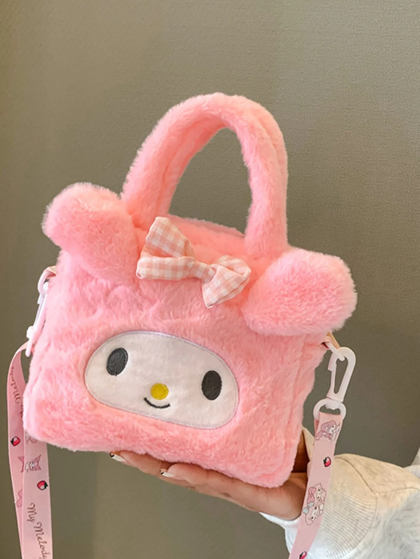 1 قطعة حقيبة يد لطيف ، مرحبا كورومي كيتي بلدي ميلودي سينامورول محفظة الكرتون أنيمي رقيق حقيبة كروسبودي هدايا عيد الميلاد عطلة