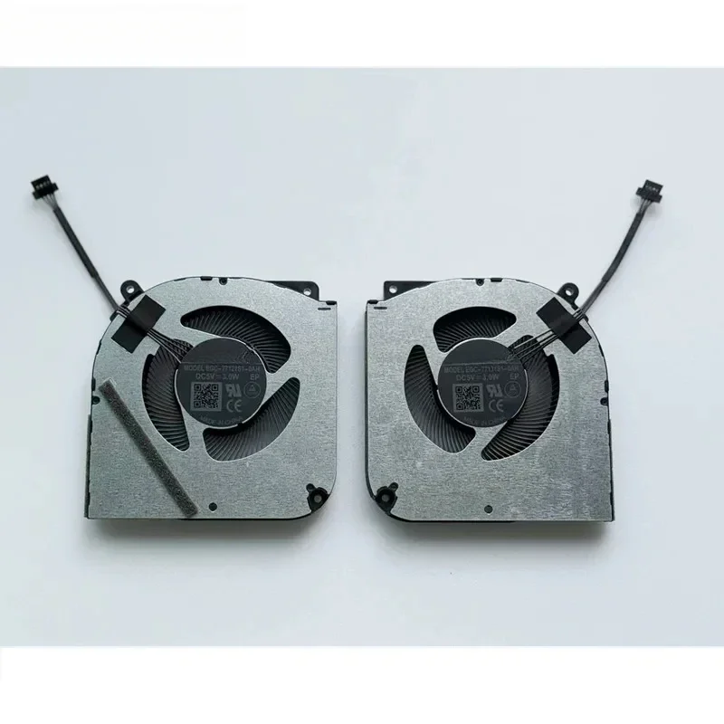 Laptop Cooling Fan For XMG Neo 16 Early 24 EGC-77121S1-0AH EGC-77131S1-0AH 5V 3.0W THER7GM6I9-2911 2921 GM6IX9B