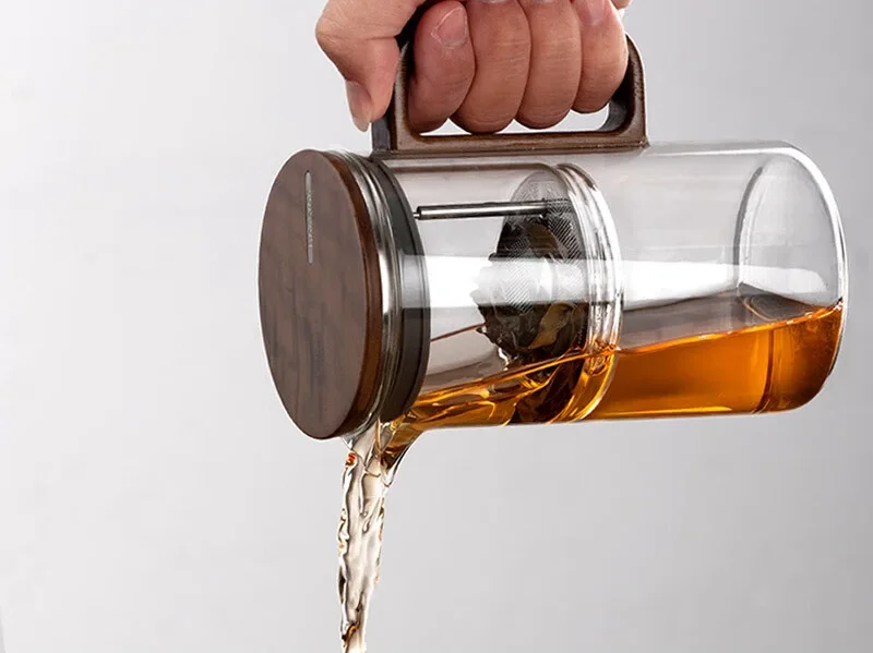 Description Picture 4 of itemBonston- elegant cup insulation separation bubble teapot heat-resistant glass teapot simple filter tea cup 500ml