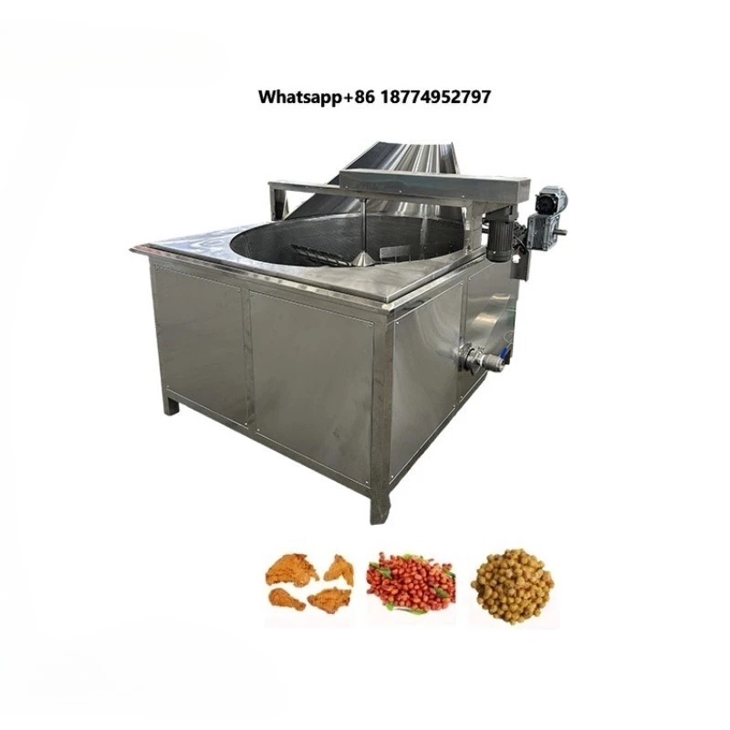 Commercial Industrial Automatic Frying Fully Automatic French Fries Snack Potato Chips Batch Fryer