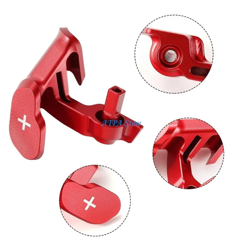 U13C Replacement Throttle Lever Thumb Tap Motorbike Accessory Motorcycle Shifter Control Thumb Shifter Paddle