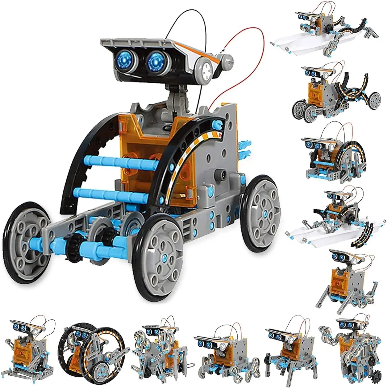 13-in-1 Education Solar Robot Toys  DIY Building Science Experiment Kit for Kids Aged 8-10 and Older,Solar Powered By The Sun