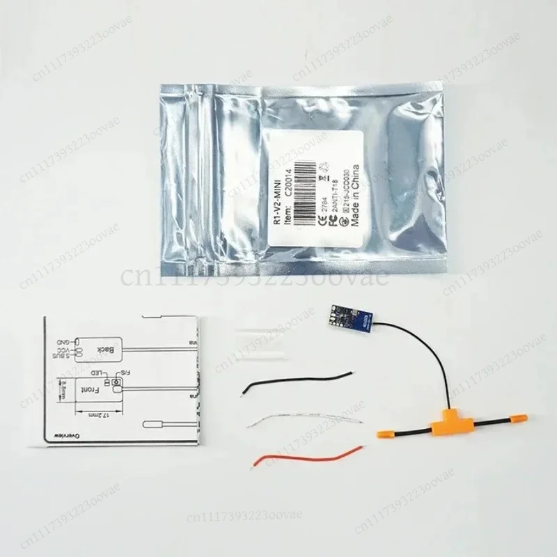 R1 V2 Mini 2.4GHz 16CH Receiver D16 XM+ RXSR SBUS for Jumper T-Lite T18 T16 T12 T8SG, Replacement Drone Parts