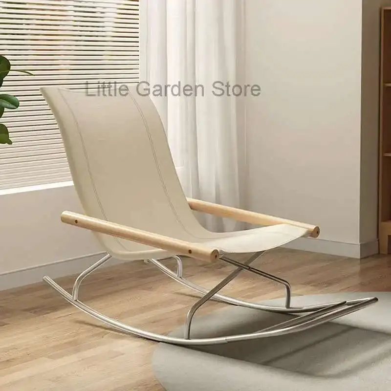 

Single Lounge Design Recliner Fabric Foldable Outdoor Premium Comfy Living Room Chair Reading Modern Fauteuil Salon Furniture