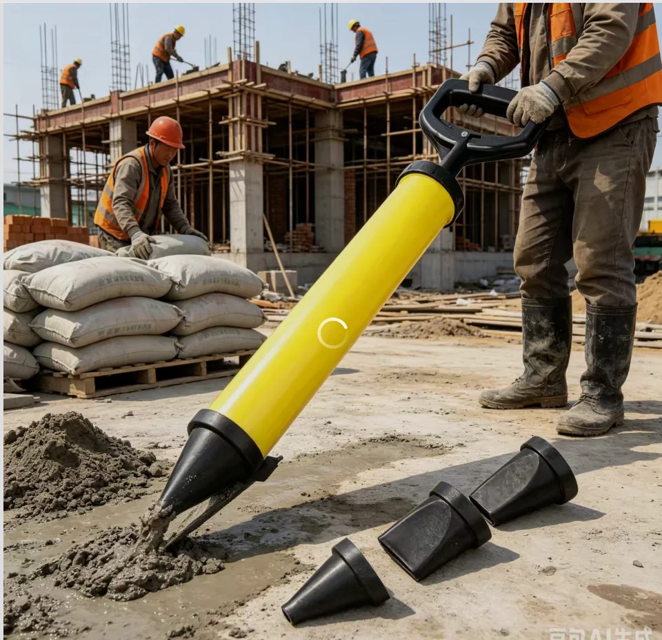 

High Quality Caulking Gun Cement Lime Pump Grouting Mortar Sprayer Applicator Grout Filling Tools with 4 Nozzles