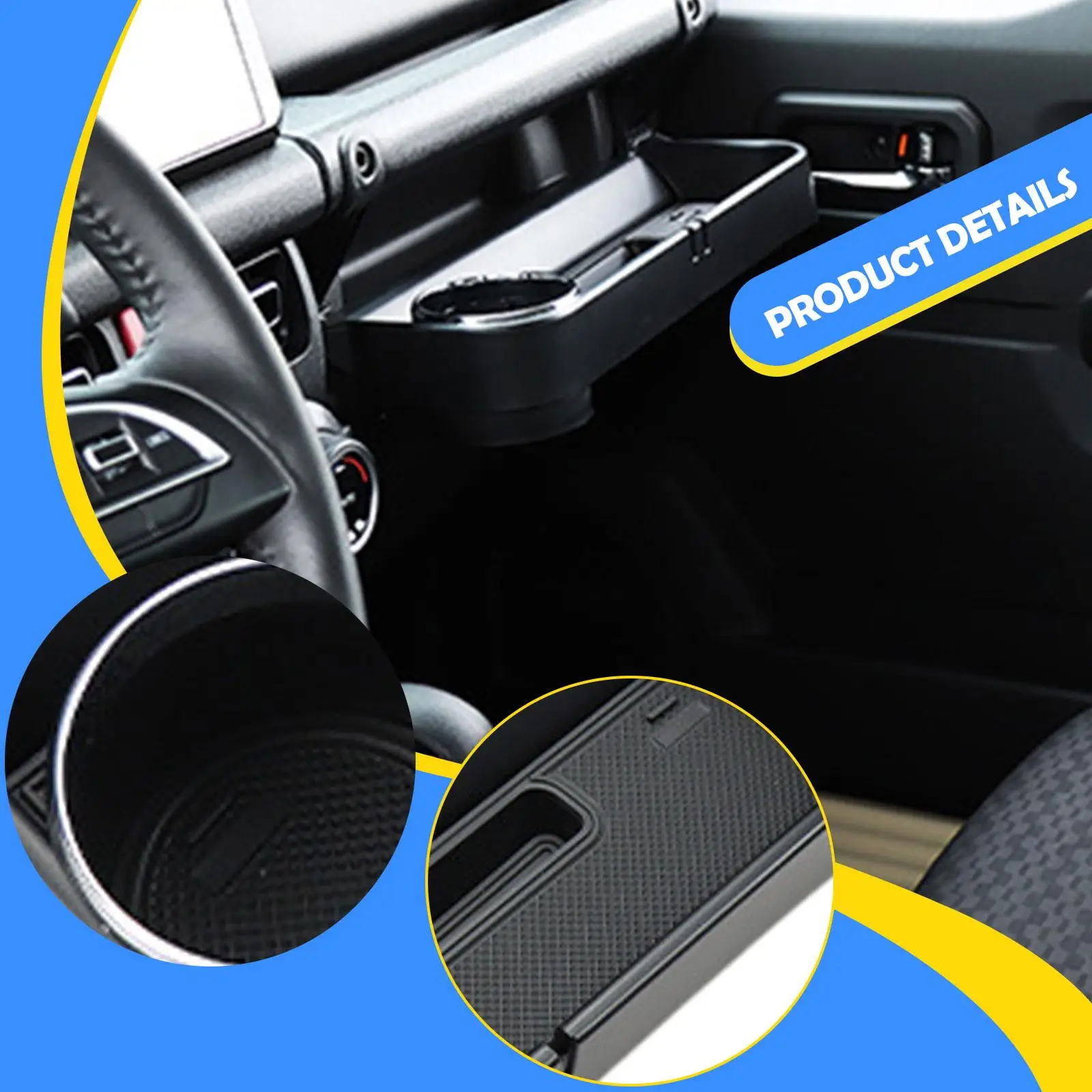 Expansion Tray Interior Organizer Vehicle Accessories Reliable Easy to Install