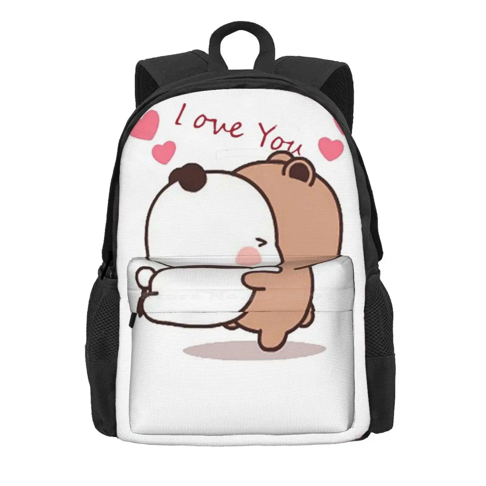 Panda And Brownie- True Love Bubu Dudu Couple 2024 V42 Hot Sale Schoolbag Backpack Fashion Bags Cute Colorful Baby Bears Baby