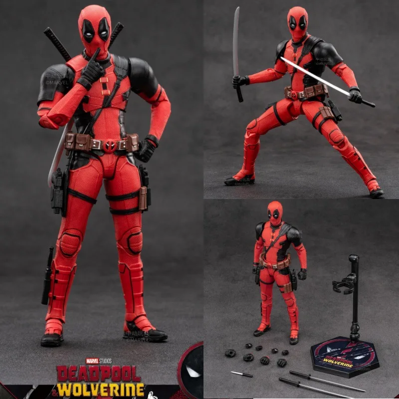 Deadpool & Veelvraat Actiefiguur Multi-Jointed Beweegbare Marvel Zd Originele Thor 1/10 X-Men Model Speelgoed Verjaardagscadeau Kids Cadeau