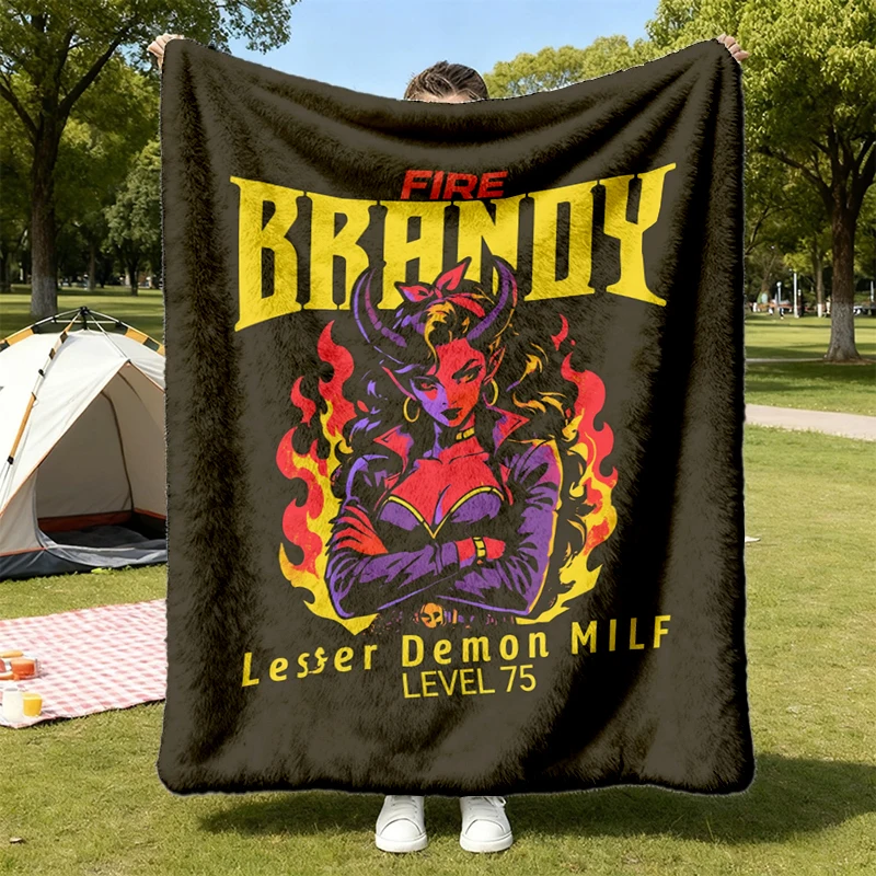 Fire Brandy Dungeon Crawler Carl, Dcc Colors Flannel Blanket, Princess Donut Flannel Throw, Mongo for Black Warm Blanket