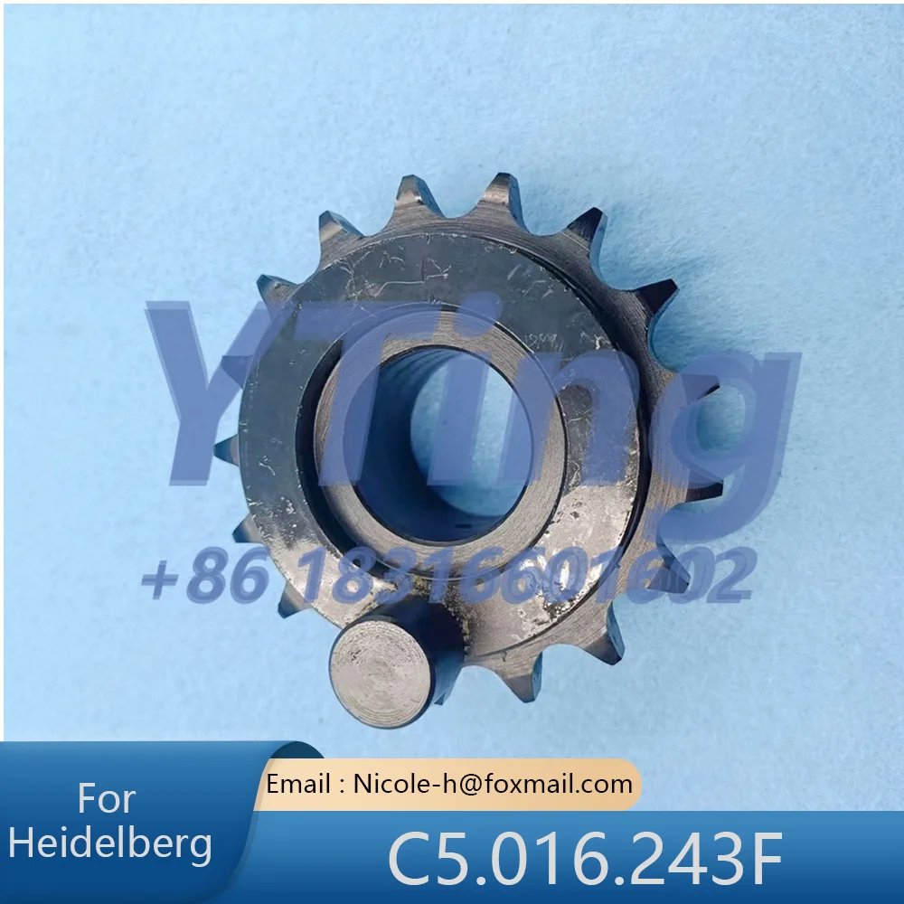 

Heidelberg Printing Machine Accessories SM/CD102 Feeder Chain Drive Gear Sprocket C5.016.243F