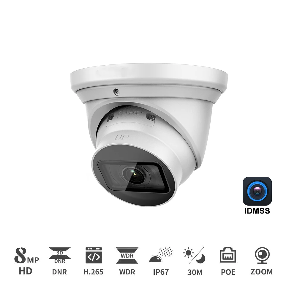 

DHOEM IP Camera 8MP OEM DHOEM IPC-HDW2841T-ZS 4K PoE Security Camera 5X Zoom IR Starlight Video Surveillance Cameras