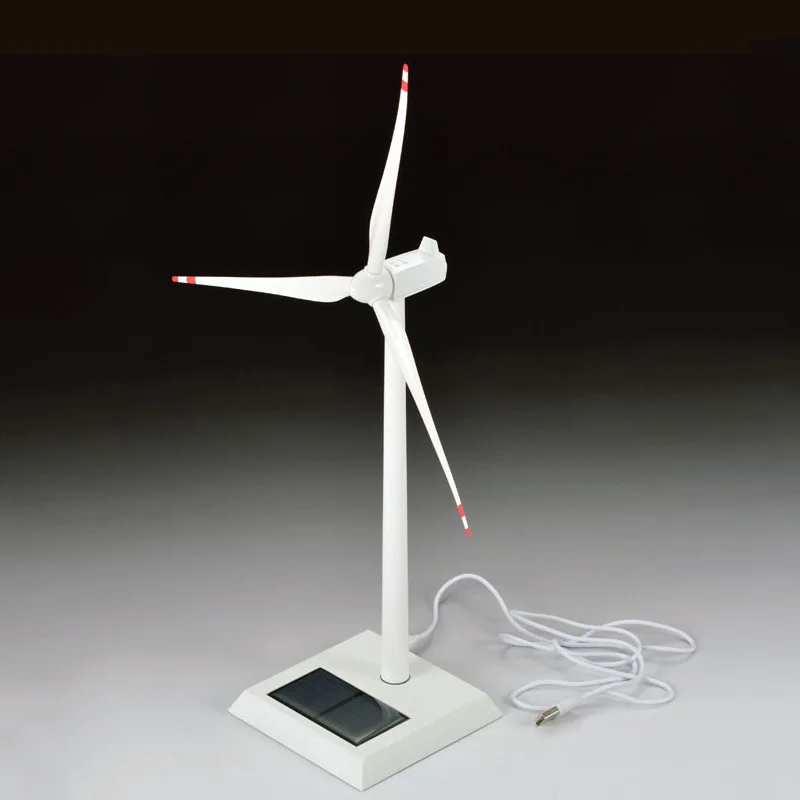 Металлическая модель солнечной ветряной мельницы, орнамент новой энергии, подарок