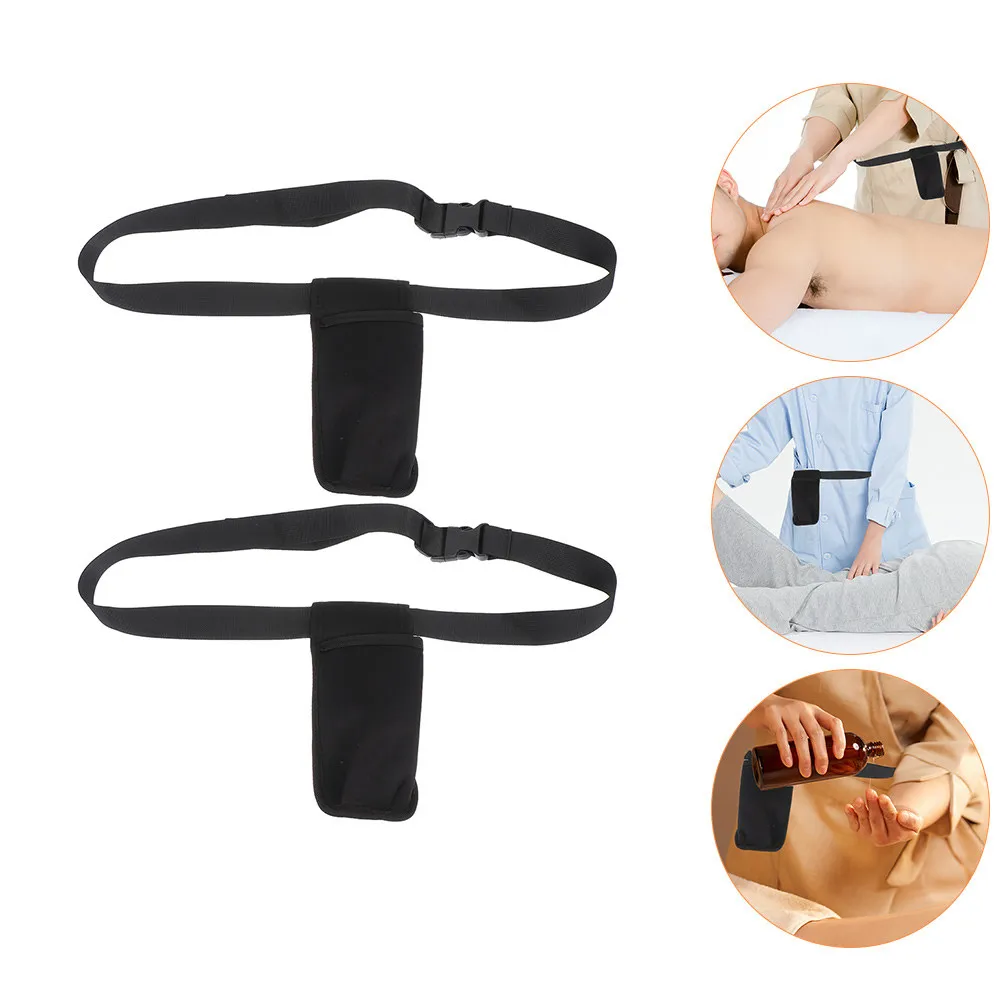 

Набор из 2 регулируемых сумок-органайзеров для массажных инструментов и флаконов с эфирными маслами, чехол для хранения для салона, держатель для бутылок