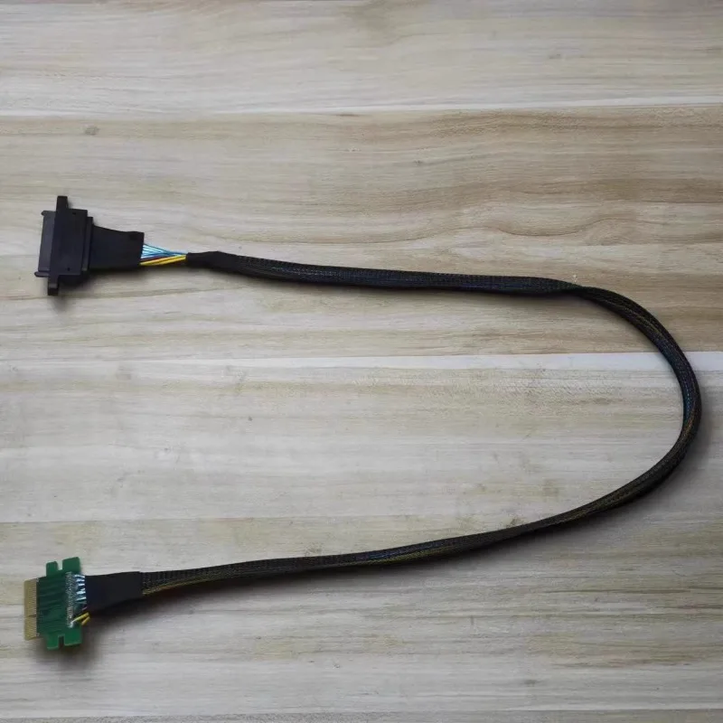 New PCLE 4.0 Slot 4X X8 X16 To SFF-8639 U2 U.2 Solid-state Drive Data Cable Without Power Supply