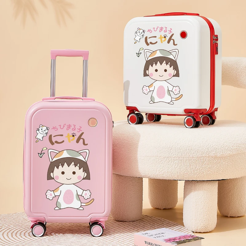 

Cartoon Japanese Sle Carry-On Lage 8 Inch Travel Password Box Small New Model Pull Rod Box for Men And Women