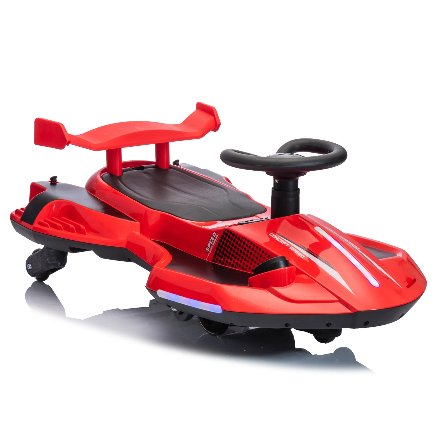 12V Kids Ride On Electric Toy with 360° Drift, Spray Function, Lights, USB/MP3, Bluetooth - Ultimate Cool Operation for Kids 3+