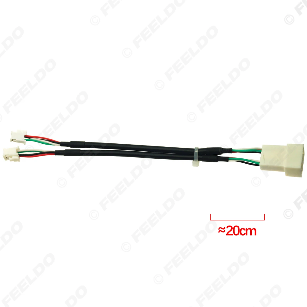 5Pcs Car Audio Radio 6Pins Conector Changer Port USB Adapter for Toyota 2024-2025 Original Wire Auto USB Cable Transfer