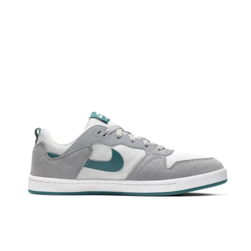 Nike Original SB Alleyoop Fashion versatile low-top board shoes non slip wear resistant men's gray and green with color