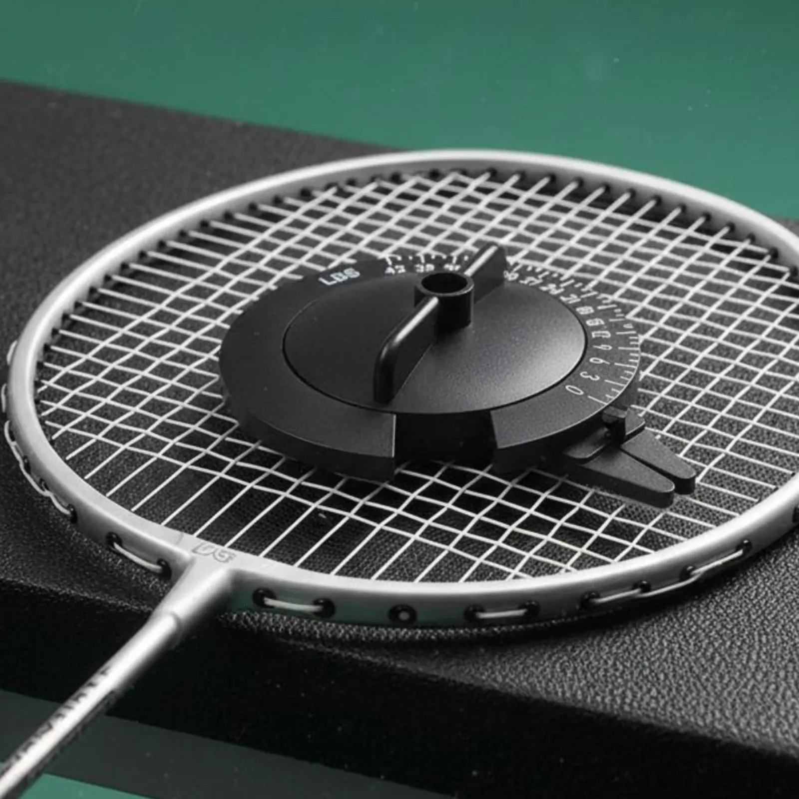 Badminton Racket Tension Gauge Coil-Loaded Badminton String Tension Meter Sports Gear Easy to Use Portable