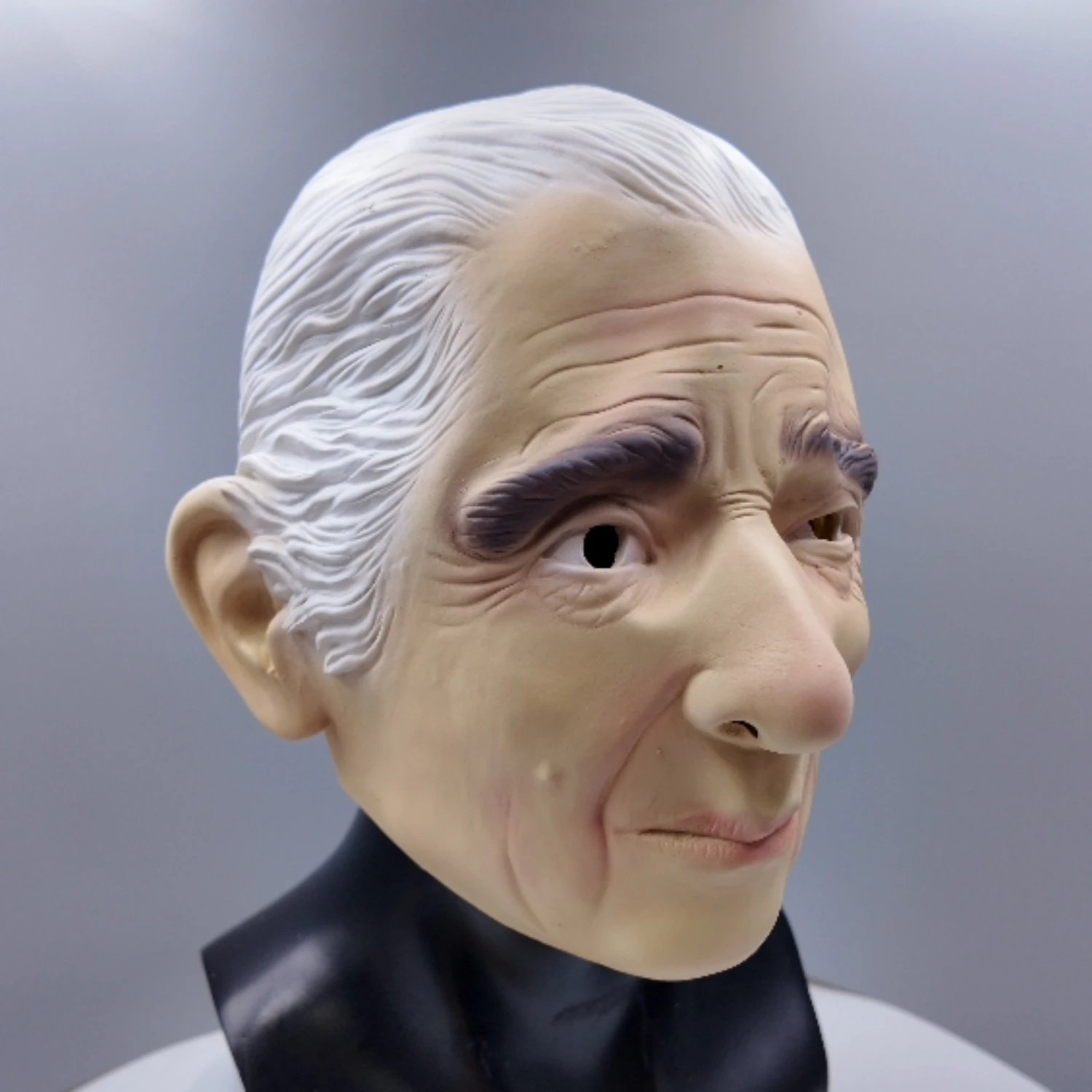 Königliche Latex-Maske für Erwachsene: Realistische Alter-Mann-Gesichtsmaske für Halloween, Cosplay und Partys – Detail 3