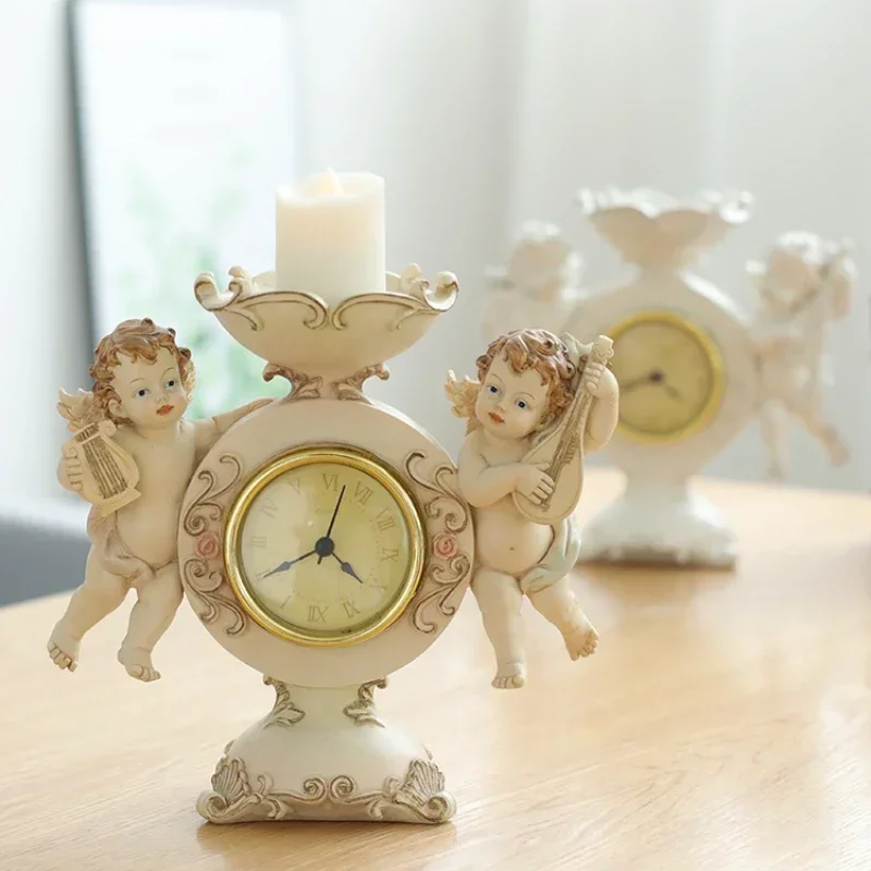 

Sell like hot cakes Candlesticks home practical ornaments European retro living room bedroom creative cute decorations