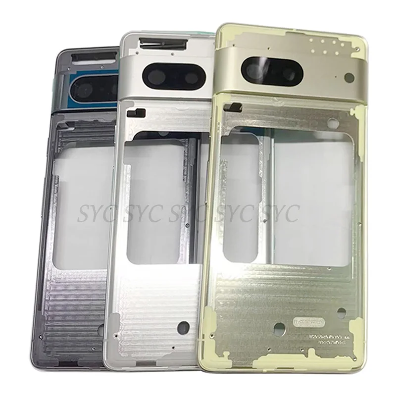 Middle Frame Center Chassis Cover Housing For Google Pixel 7 Phone Metal LCD Frame Repair Parts