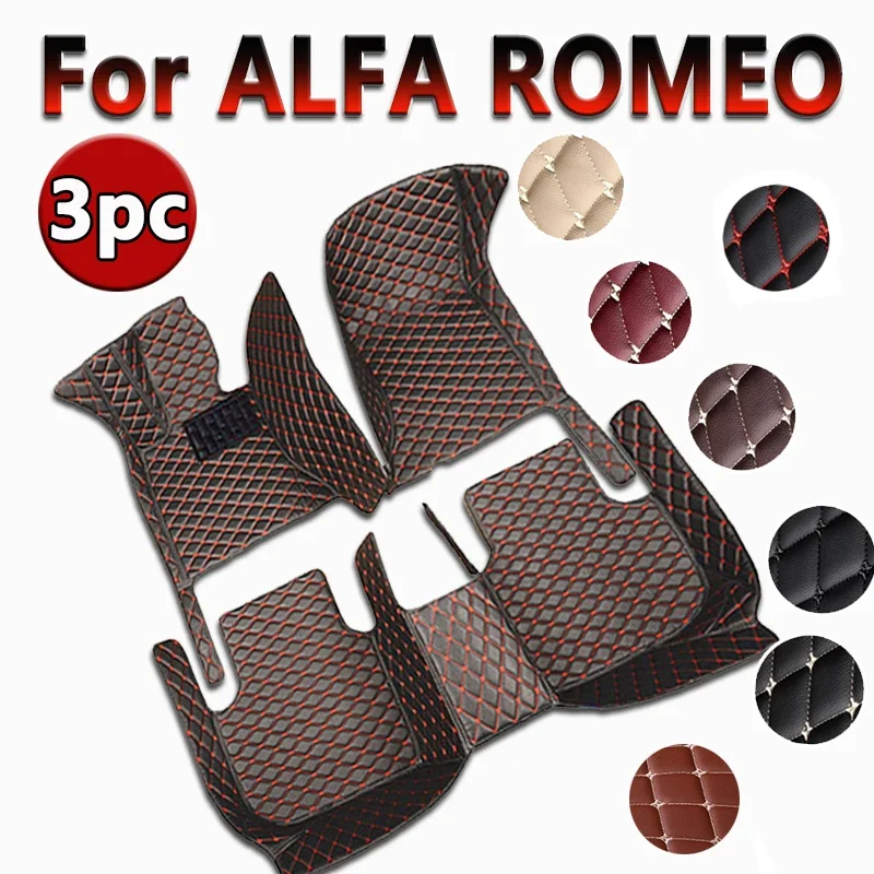 

Car Mats Floor For ALFA ROMEO Giulia Mito Stelvio GT Giulietta 4C 159 Spider 916 GTV Brera 166 147 Spider Car Accessories 0531