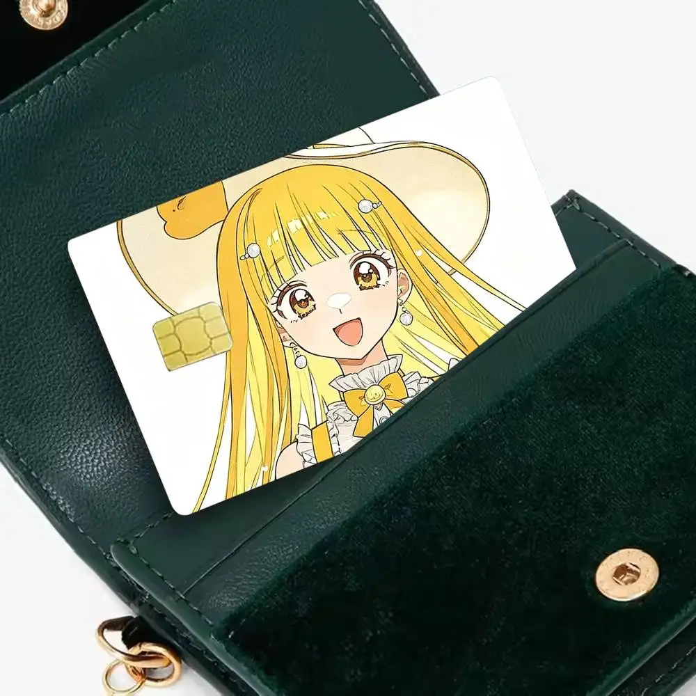 M-Mermaid Melody Pichi Pitch 4pcs 1Set Card Stickers Small Waterproof Chip 4PCS Card Sticker Anti-Scratch