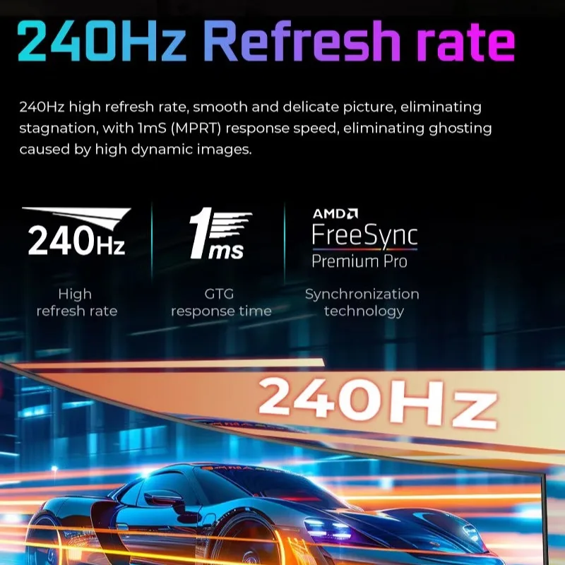 49 Inch 1500R Curved Gaming Monitor 5120x1440 Ultra Wide 120Hz 180Hz 240Hz PC Desktop Display Support Wall Mount For Esports