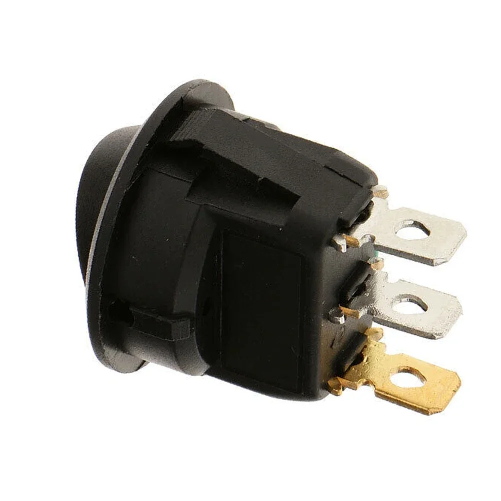 Car 3 Pin Reversing Sensor Switch Boat-shaped Rocker Switch Round 12V 20Amp 3*2*2cm Front Rear Walking Sensor Interior Parts