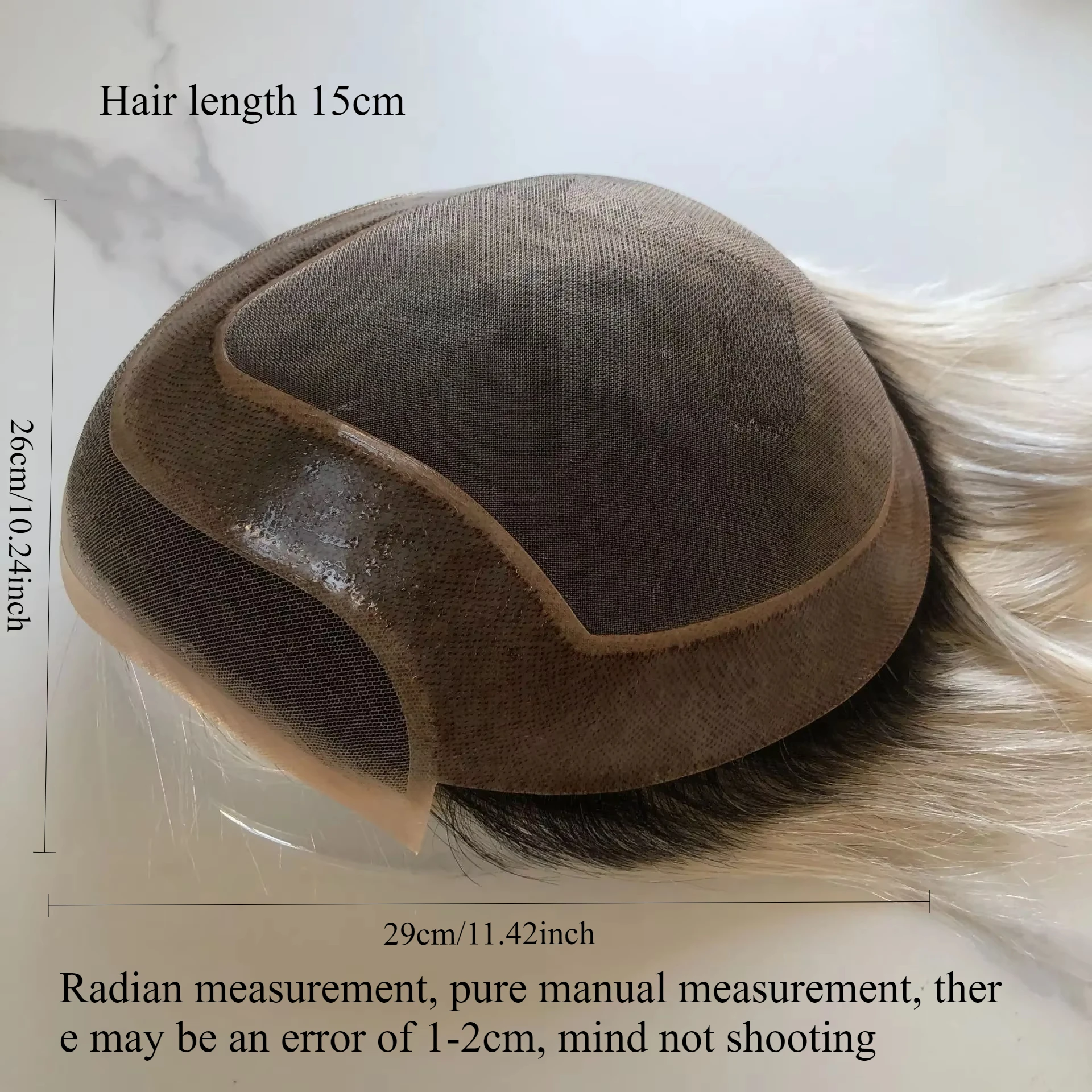 Perucas de cabelo prateadas, peruca de renda suíça com pele, peruca masculina de hollywood, cabelo virgem remy, 100% cabelo humano real, prótese masculina