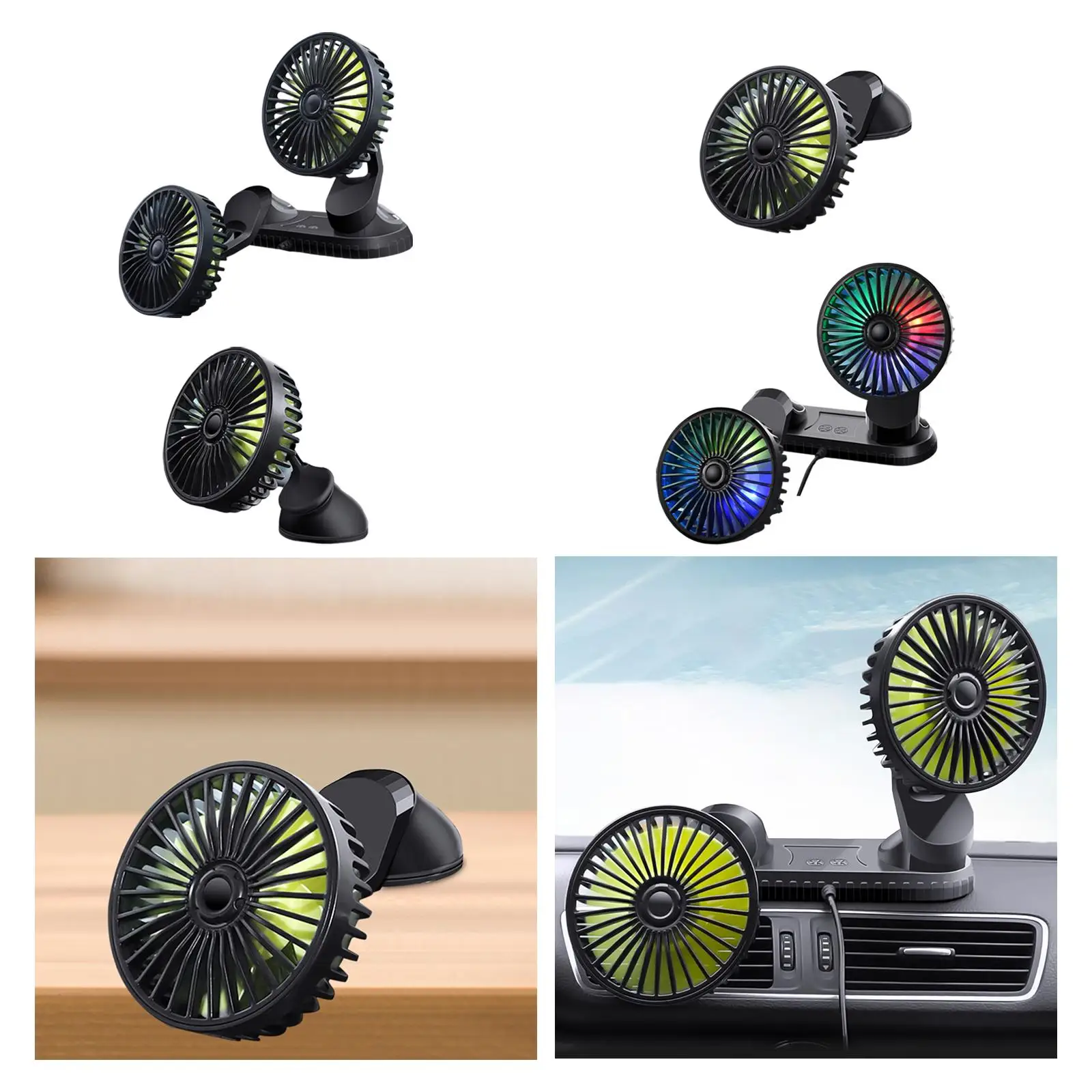 

Автомобильный вентилятор, вентилятор циркуляции воздуха 12 В-24 В для автомобиля, внедорожника, грузовика, лодки, охлаждающий воздушный вентилятор