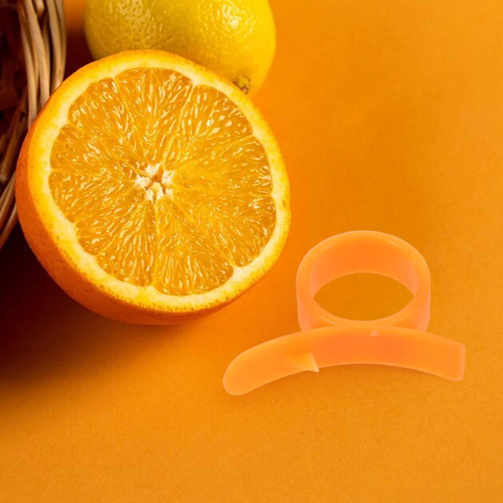 

16 pcs Orange Peeler Quick Multi Function Kitchen Gadgets Lemon Veggie Peelers Safe Plastic Efficient Peeling Compact