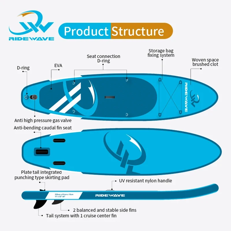 Dropshipping OEM China supplier CE 11' sup paddle board surfboard waterplay surfing inflatable sup inflatable paddleboard