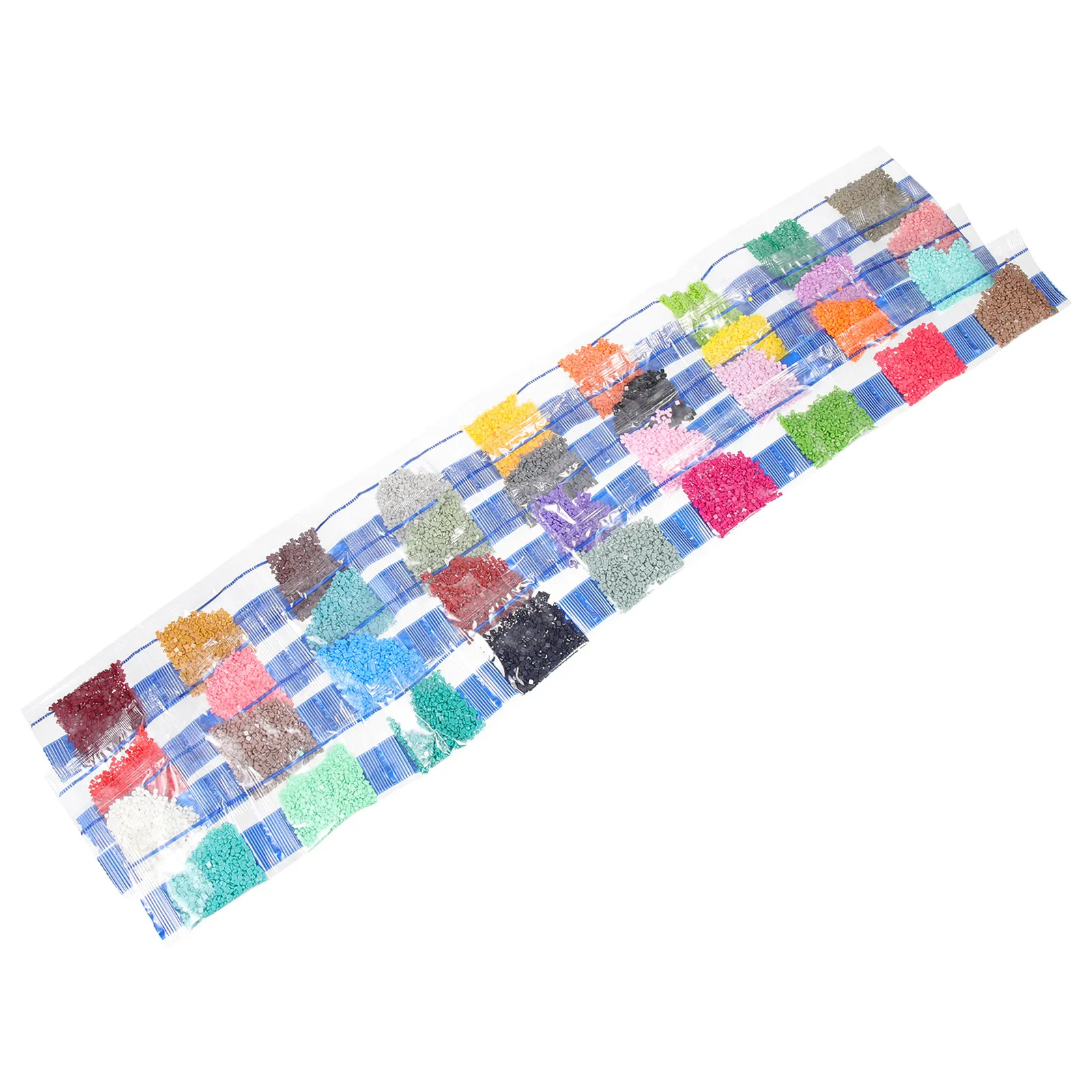 36 Bags Square Drill Diamonds Beads High-Grade Resin Material DIY Decorative Craft Diamonds Art Multi- Shine Effect