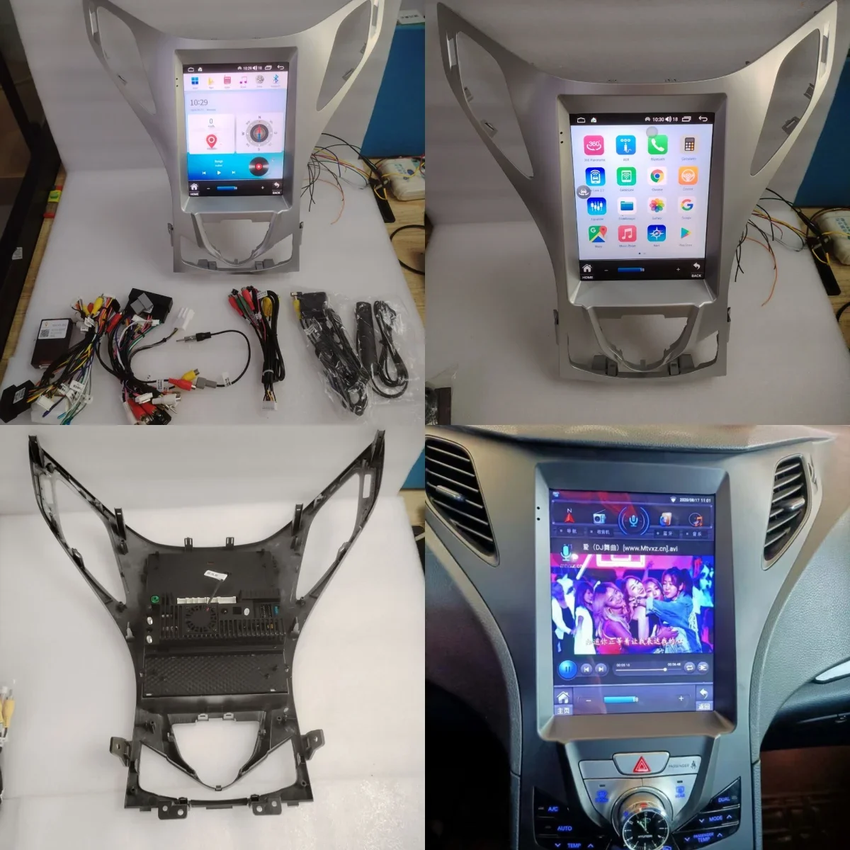 Carplay Android 14 For Hyundai Azera 2011-2012 10.4