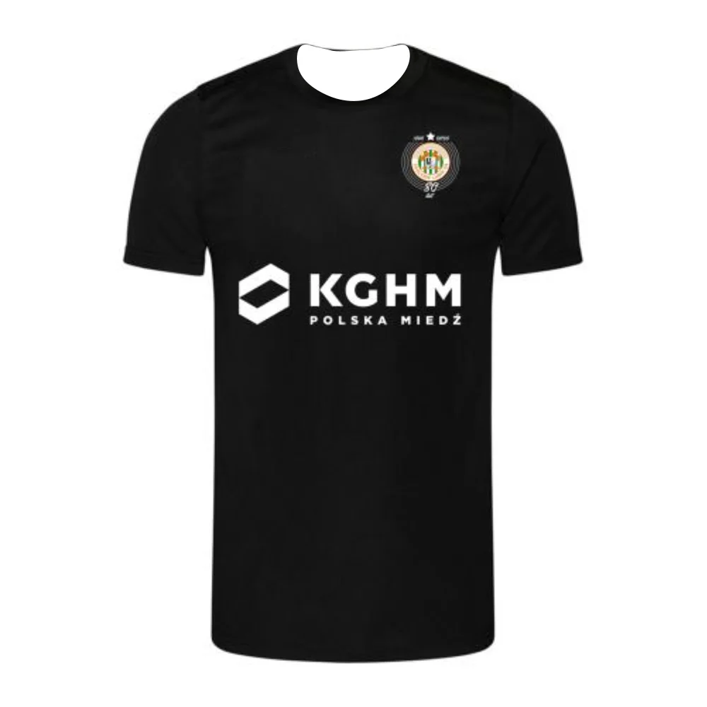 

2026 Edition Zagłębie Lubin Polish League Fan Version Short Sleeved Shirt Breathable Quick Drying Team Sports T-Shirt