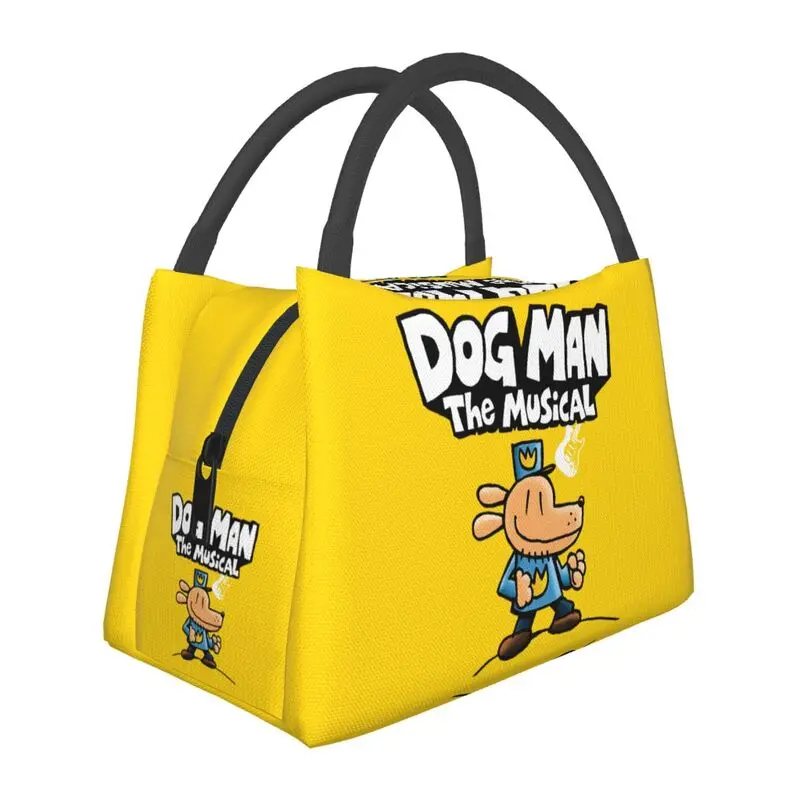 

Custom Dogs Man Comic Movie Lunch Bags Women Warm Cooler Insulated Lunch Box for Work Pinic or Travel